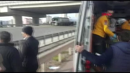 Kuzey Marmara Otoyolunda Tanker Yanıyor 1