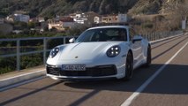 Porsche 911 Carrera S in Carrara White Metallic on the Country Road