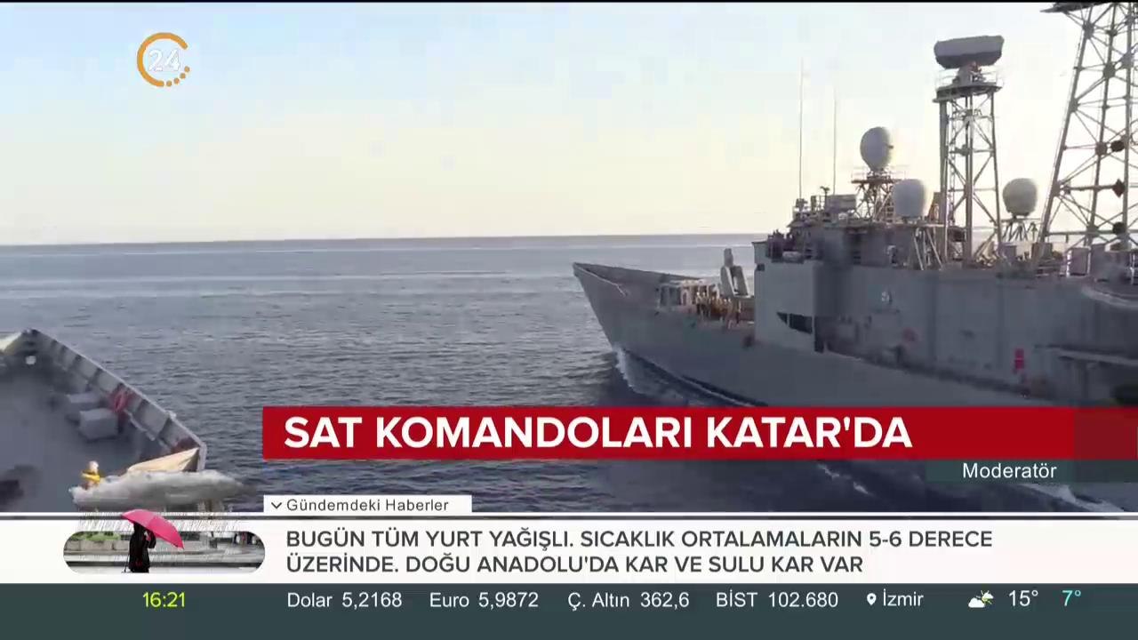 SAT komandoları Katar'da