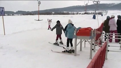 Ardahan'da 'kayak öğrenme kursu' sona erdi