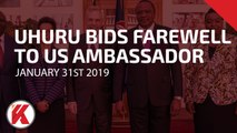 President Kenyatta Bids Farewell to Outgoing US Ambassador, Robert Godec