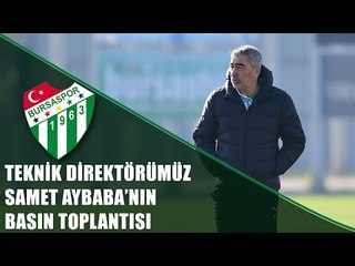 Скачать видео: Teknik Direktörümüz Samet Aybaba, A. Konyaspor Maçı Öncesi Basın Toplantısı Düzenliyor