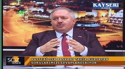 (1 Şubat 2019) BAŞKAN NURSAÇAN MÜJDE VERDİ! ‘KAYSERİ OSB, MÜHİMMAT ÜRETİMİ İÇİN DAVET ALDI’