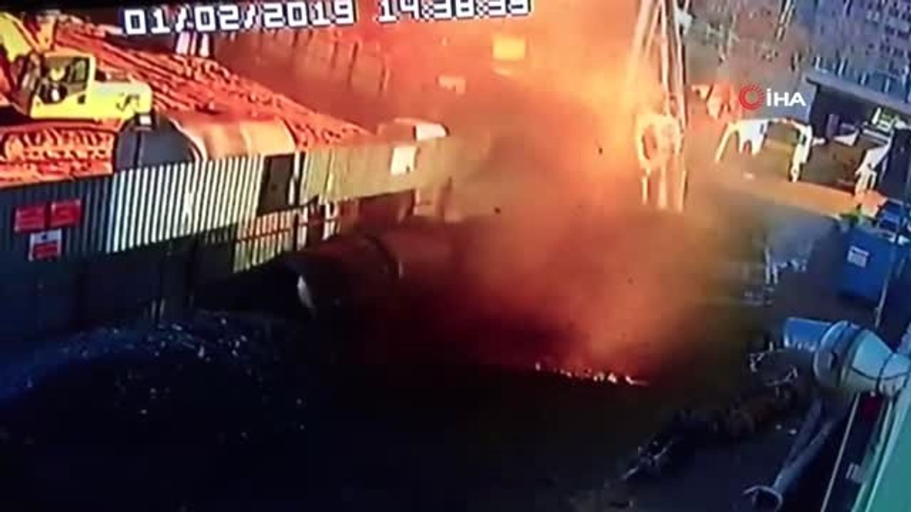 Kadıköy'de Doğalgaz Borusu Böyle Patladı