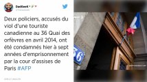Viol au 36 quai des Orfèvres : les deux policiers condamnés à sept ans de prison ferme