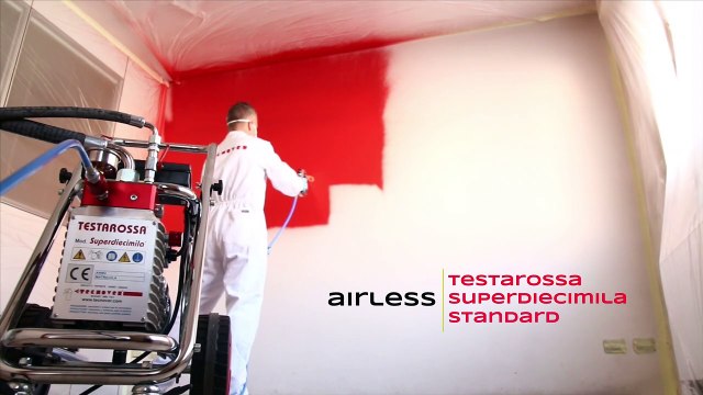 Pompa Airless TECNOVER mod. TR10000, versatile per smalti, vernici, pitture da interno e da esterno, resine epossidiche, incapsulanti per amianto