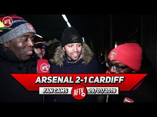 Arsenal 2-1 Cardiff City | Lacazette Never Stops! He Was Hungry For The Goal! (Ty & Curtis)