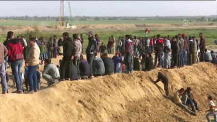 Gazze'deki 'Büyük Dönüş Yürüyüşü' gösterileri 45. cumasında (2) - HAN YUNUS