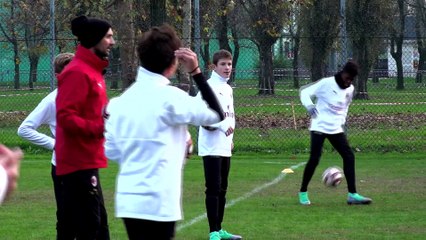 Milan Next: l'allenamento microfonato dell'Under 13