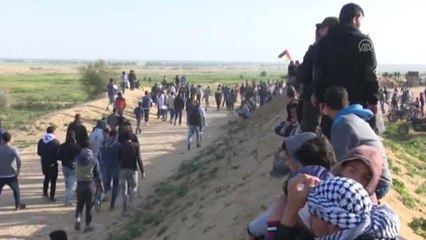 Gazze'deki "Büyük Dönüş Yürüyüşü" Gösterileri 45. Cumasında (1) - Han Yunus