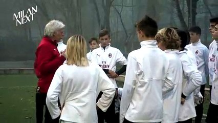 Milan Next: l'allenamento microfonato dell'Under 14