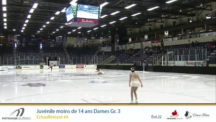 Download Video: Championnats B de la section Québec - Patinage Canada 2019 / Juvénile moins de 14 ans Dames Gr.3