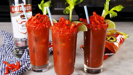 Feeling Extra? Make These Flamin' Hot Bloody Marys!