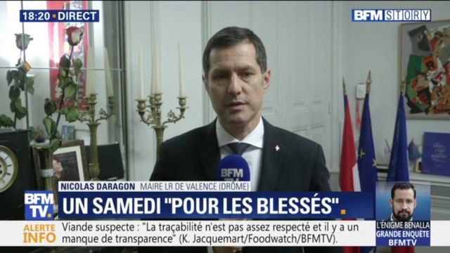 Nicolas Daragon (maire LR de Valence): le centre-ville va être mis sous cloche pour la mobilisation des gilets jaunes samedi