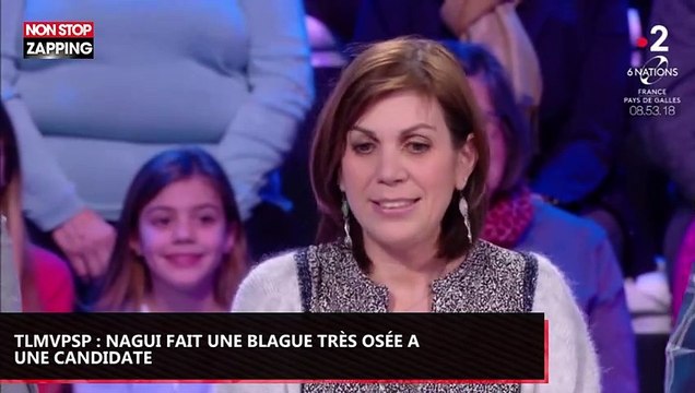 TLMVPSP : la blague osée de Nagui à une candidate (vidéo)