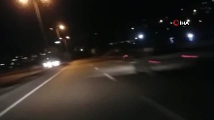 Motosikletin Üzerine Yatarak Yarış Yaptılar