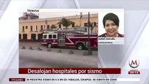 Desalojan hospitales por sismo en Veracruz