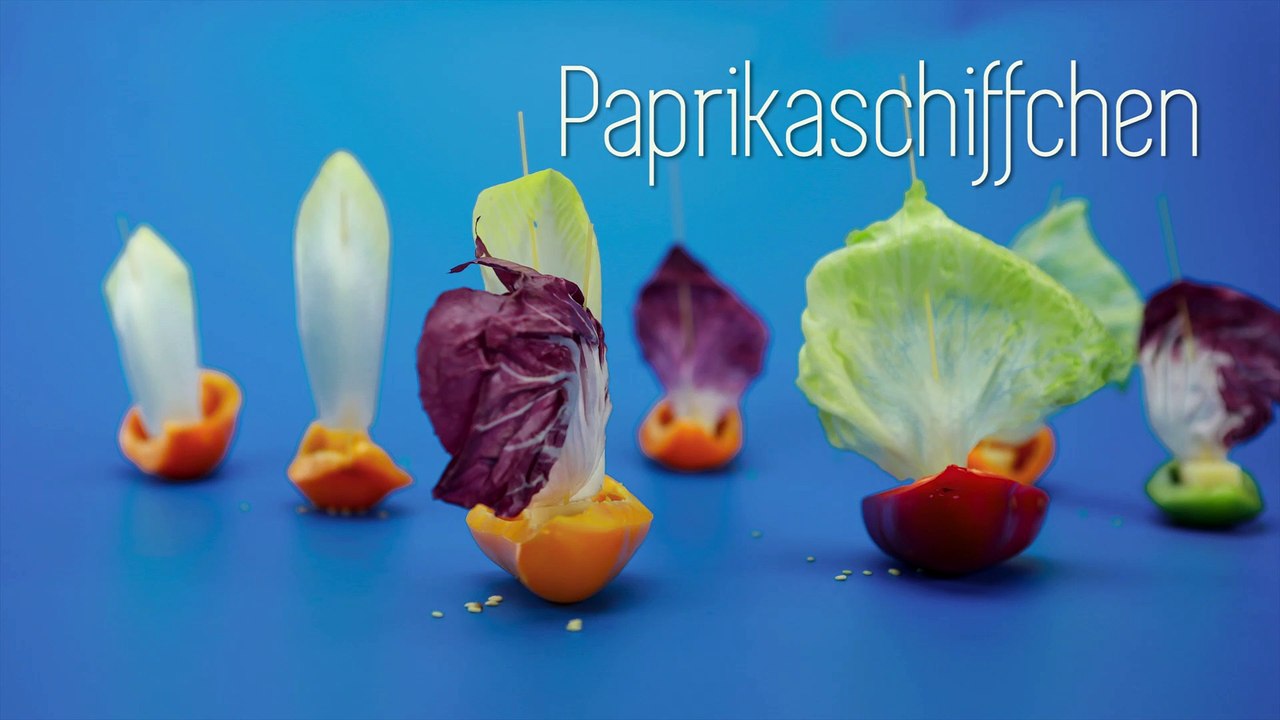 Augenschmaus - Vitamine in Sicht: Paprikaschiffchen
