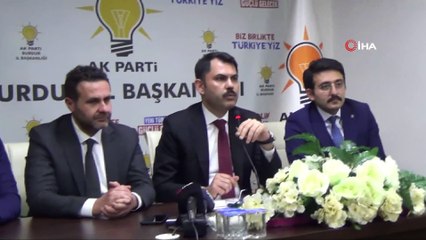 Bakan Kurum: “Cumhurbaşkanımız 31 Mart Seçimleri için bizlere bir hedef koydu”