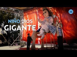 Niño Dios gigante, una gran bendición