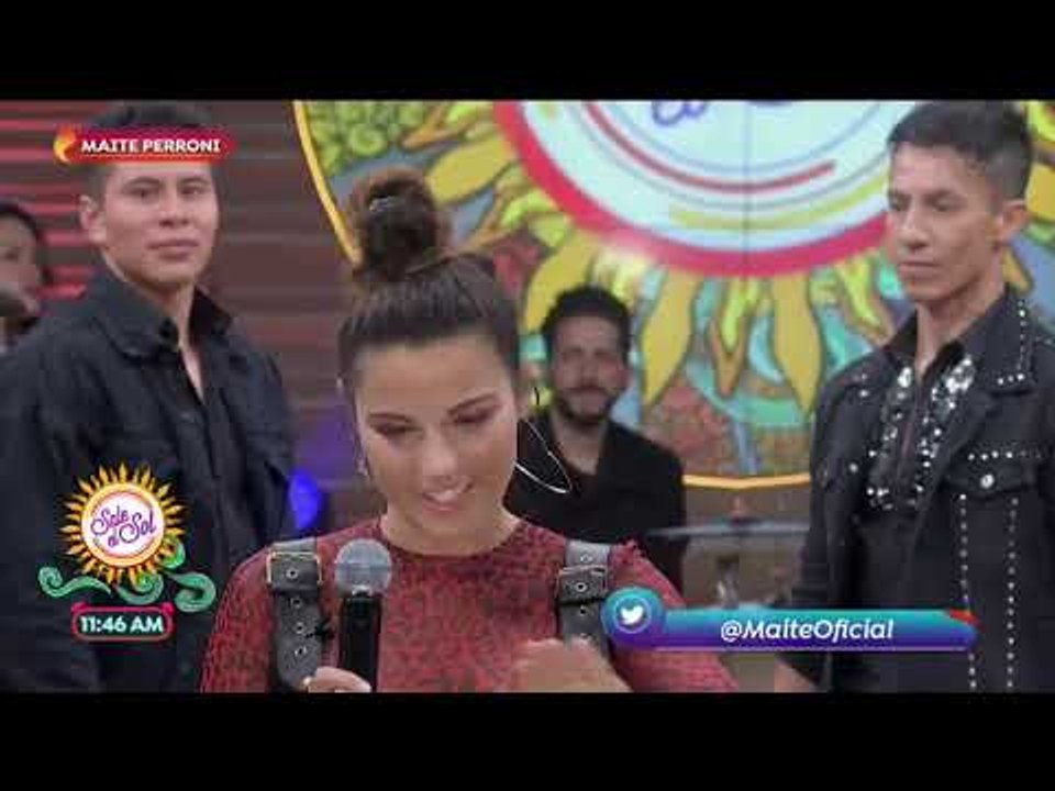 Maite Perroni nos habla de su más reciente éxito "Bum bum dale dale" | Sale el Sol