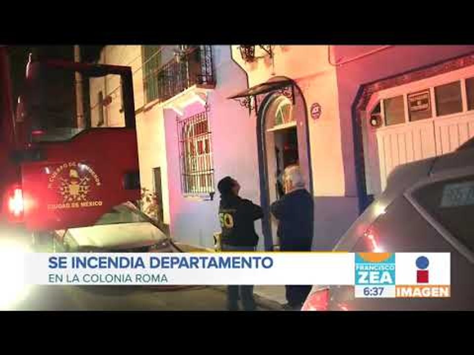 Reportan incendio en la colonia Roma | Noticias con Francisco Zea
