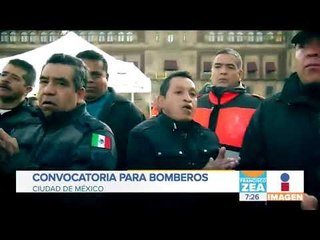 Se abrirá convocatoria para plazas de bomberos de CDMX | Noticias con Francisco Zea