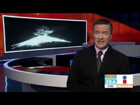 Explosión del Popocatépetl cubre de cenizas a Puebla | Noticias con Francisco Zea