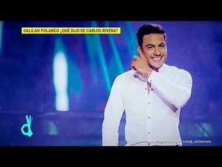 Dalilah Polanco ha sido un gran apoyo para Carlos Rivera | De Primera Mano