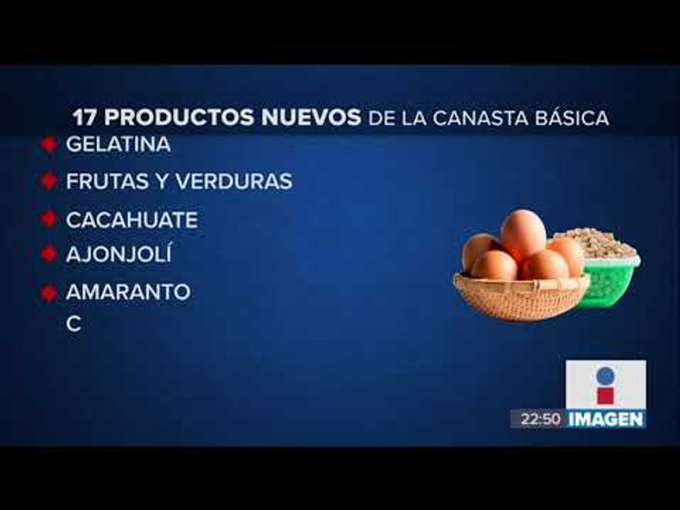 ¡Amplian de 23 a 40 productos la canasta básica...