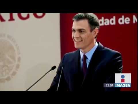 Reunión de los presidentes de México y España; opinan diferente sobre Venezuela | Noticias Ciro
