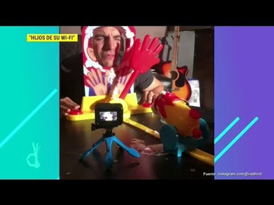 Hijos De Su Wi-Fi: Vadhir Derbez hace el reto pastelazo | De Primera Mano