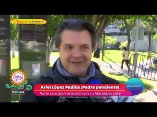 Así es la relación de Ariel López Padilla con su hija María Levy | Sale el Sol
