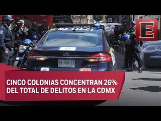 CDMX: Habrá nuevas estrategias de vigilancia en colonias con más delitos