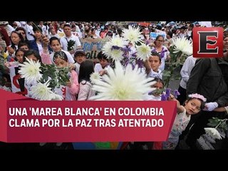 Colombia repudia la violencia en una marcha multitudinaria