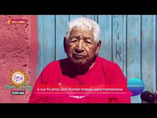 Día libre a Don Román, un señor que trabaja ¡a sus 93 años! | Sale el Sol