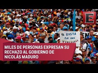 'Va a caer, este gobierno va a caer', corea oposición en Venezuela