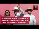 Paciencia, vamos a resolver ‘poco a poco’ los problemas del país: López Obrador
