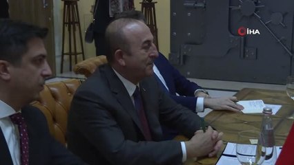 Bakan Çavuşoğlu Kırım Tatar Türklerinin Lideri Kırımoğlu ile Görüştü