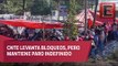 CNTE retira los bloqueos para iniciar mesa de diálogo