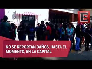 Download Video: Activan protocolos de seguridad en Oaxaca por temblor de magnitud 6.5