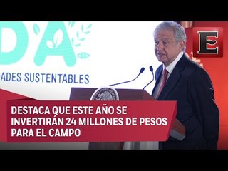 López Obrador presenta el programa “Sembrando Vida”