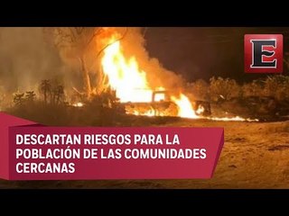 Estalla ducto de combustible en Tlaxiaca, Hidalgo