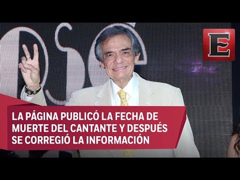 Wikipedia en inglés mató a José José para luego revivirlo