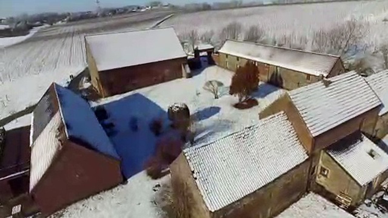 Domaine du Chenoy : Sous la neige 2019 (Émines, Belgique) - Vidéo en Drone