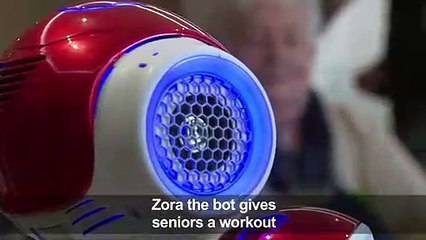 Robots entertain residents in French retirement homes