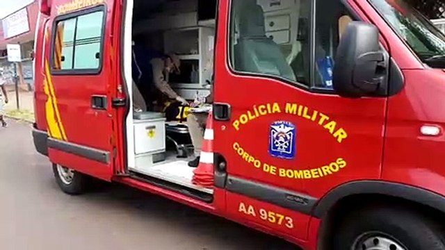 Idoso fica ferido em colisão de trânsito no Bairro Coqueiral