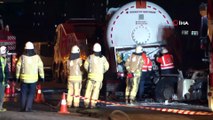 Kontrolden çıkan hafriyat kamyonu gaz tankerine çarptı: 1 ölü