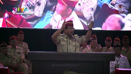 Pidato Prabowo Dihadapan Purnawirawan TNI