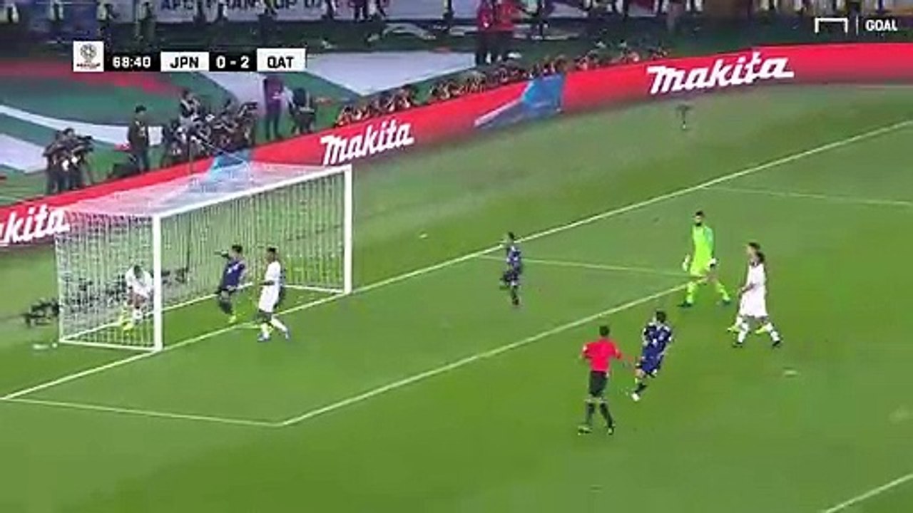 Japan vs Qatar  AFC Asian Cup Final Highlights